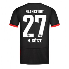 Eintracht Frankfurt Mario Gotze #27 Replika Udebanetrøje 2024-25 Kortærmet